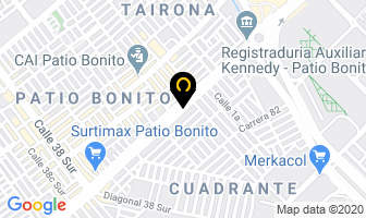 Mapa de Colfurplas Ltda. en Bogotá D.C