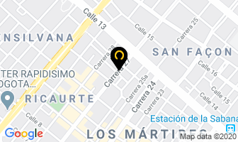 Mapa de Colguantes Ltda. en Bogotá D.C