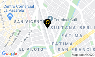 Mapa de Colitas Cubanas en Cali