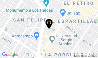 Mapa de Coljuristas en Bogotá D.C