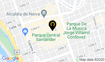 Mapa de Collazos Varón Luz Dary en Neiva