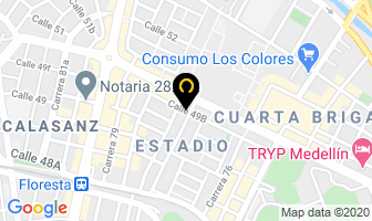 Mapa de Colmundo Radio en Medellín