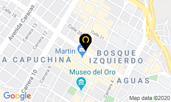 Mapa de Colombia Creativa Eventos en Bogotá D.C