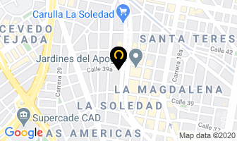 Mapa de Colombia Credit Reports Ltda en Bogotá D.C