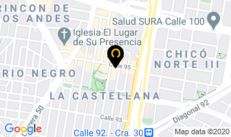 Mapa de Colombia Cupcakes S.a.s en Bogotá D.C