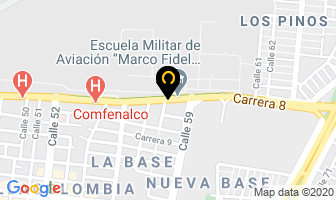 Mapa de Colombia Frenos en Cali