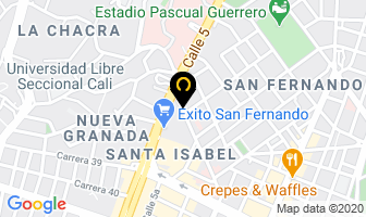 Mapa de Colombia Sin Herpes en Cali