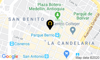 Mapa de Colombia Ventours en Medellín