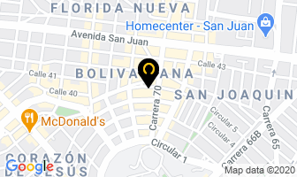 Mapa de Colombia Web Site en Medellín