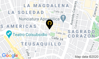 Mapa de Colombiacoop en Bogotá D.C
