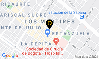 Mapa de Colombian Innovation en Bogotá D.C