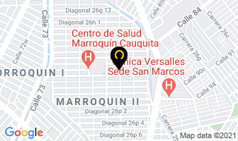 Mapa de Colombiana De Inflables en Cali