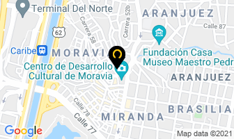 Mapa de Colombiana De Maní en Medellín