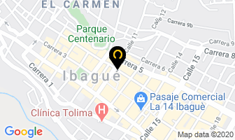 Mapa de Colombiatur en Ibagué