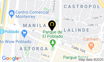 Mapa de Colomborquideas Ltda. en Medellín