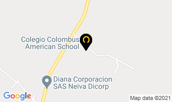 Mapa de Colombus American School en Rivera