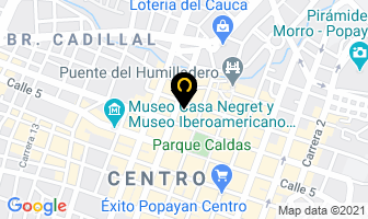 Mapa de Colonial Plaza Restaurante en Popayán