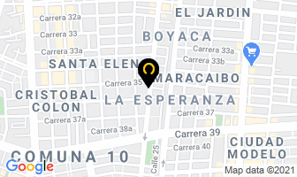 Mapa de Colonvidrios en Cali