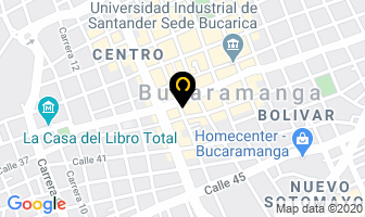 Mapa de Color Express en Bucaramanga