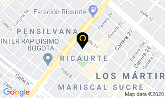 Mapa de Color-quimic's Ltda. en Bogotá D.C
