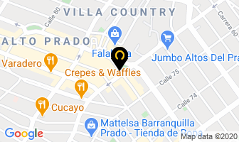 Mapa de Color Shop en Barranquilla