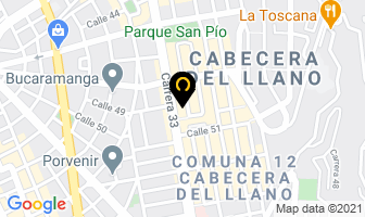 Mapa de Color Tech en Bucaramanga