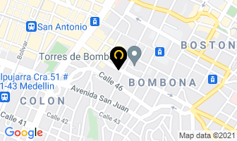 Mapa de Color X en Medellín