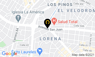 Mapa de Colorcryl en Medellín