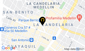 Mapa de Colores Vivos en Medellín