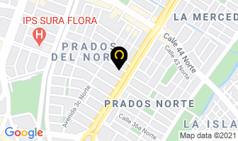 Mapa de Colreactivos Ltda. en Cali