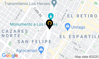 Mapa de Colrecambios Ltda. en Bogotá D.C