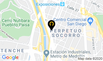 Mapa de Colrediesel Ltda. en Medellín