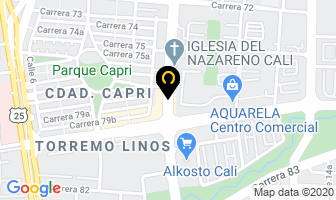 Mapa de Colsac Ltda. en Cali