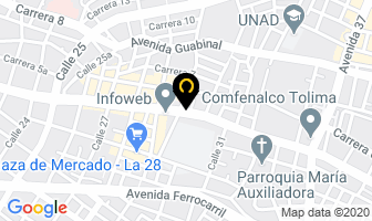 Mapa de Colsanitas S.a. en Ibagué
