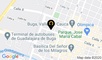 Mapa de Colseguros Centro De Negocios en Buga
