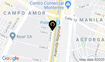Mapa de Coltabaco S.a. en Medellín