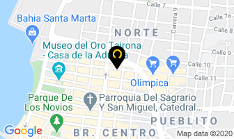 Mapa de Coltesamar Ltda. en Santa Marta