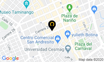 Mapa de Coltex R & D en Pasto