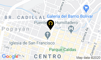 Mapa de Colvanes Ltda. en Popayán