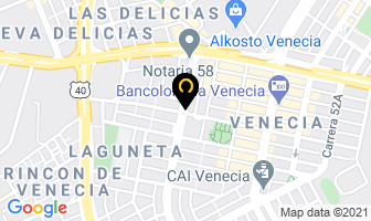 Mapa de Colvi Ltda. en Bogotá D.C