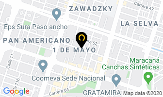 Mapa de Comamos Pues en Cali