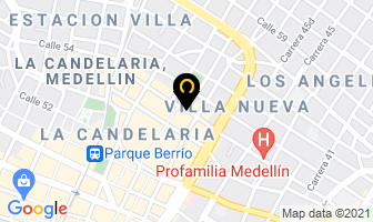 Mapa de Combustibles Galaxia S.a en Medellín