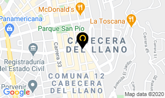 Mapa de Comcel Cpe Cps en Bucaramanga