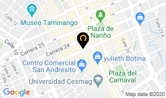 Mapa de Comcenter en Pasto