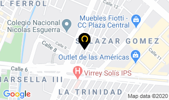 Mapa de Comdislak Ltda en Bogotá D.C