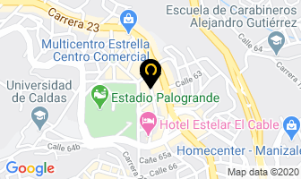 Mapa de Comer Sano en Manizales
