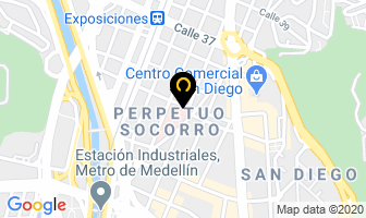 Mapa de Comerca Rodi Rv en Medellín