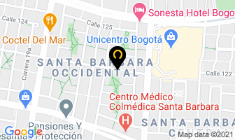 Mapa de Comercial 122 en Bogotá D.C