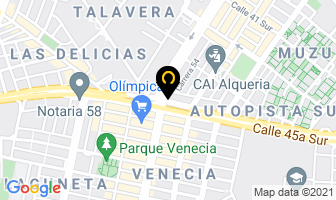 Mapa de Comercial Corona en Bogotá D.C