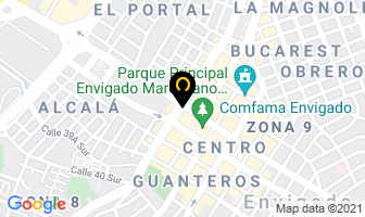 Mapa de Comercial De Colchones en Medellín
